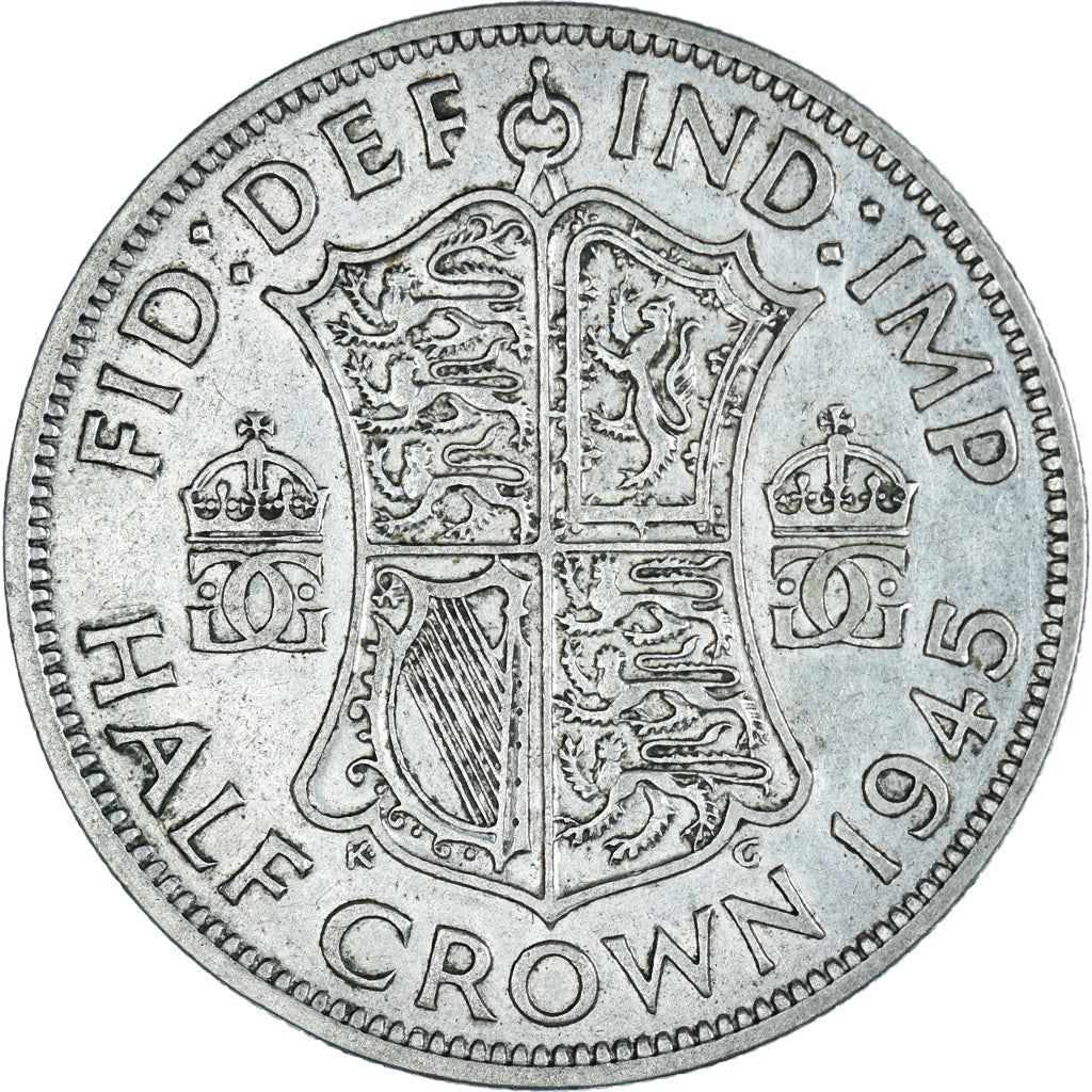 United Kingdom | 1/2 Crown Coin | George VI | KM:856 | 1937 - 1946