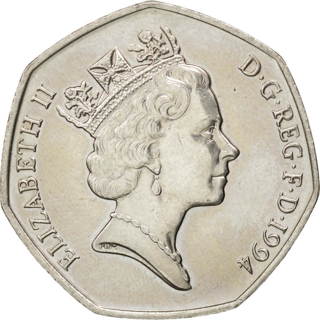 United Kingdom | 50 Pence Coin | D-Day | Km:966 | 1994