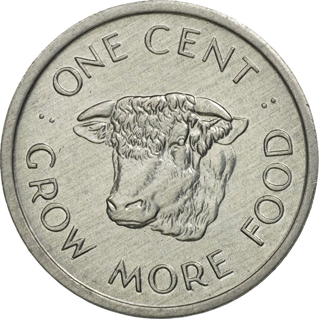 Seychelles | 1 Cent Coin | Cow | Km:17 | 1972