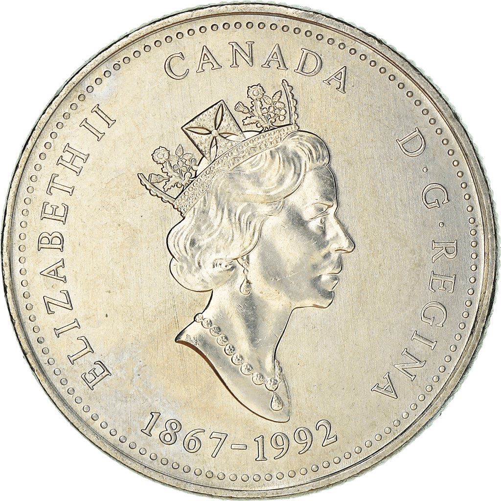 Canada | 25 Cents Coin | Nickel | Cousins Shore | KM:222 | 1992