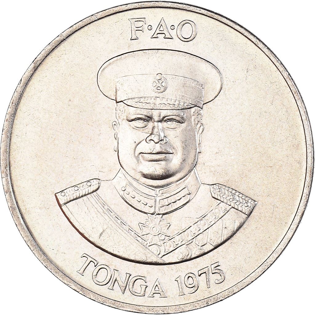 Tonga | Moneta da 20 Seniti | Re Tupou IV | Ape | Alveare | FAO | Km:46 | 1975 - 1979
