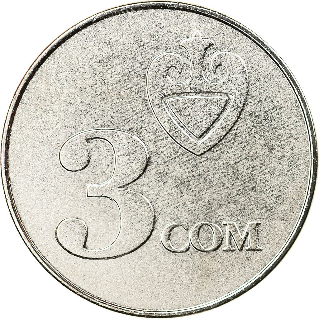 Moneta 3 Som Kirgistan | Falcon | Kookor | KM15 | 2008