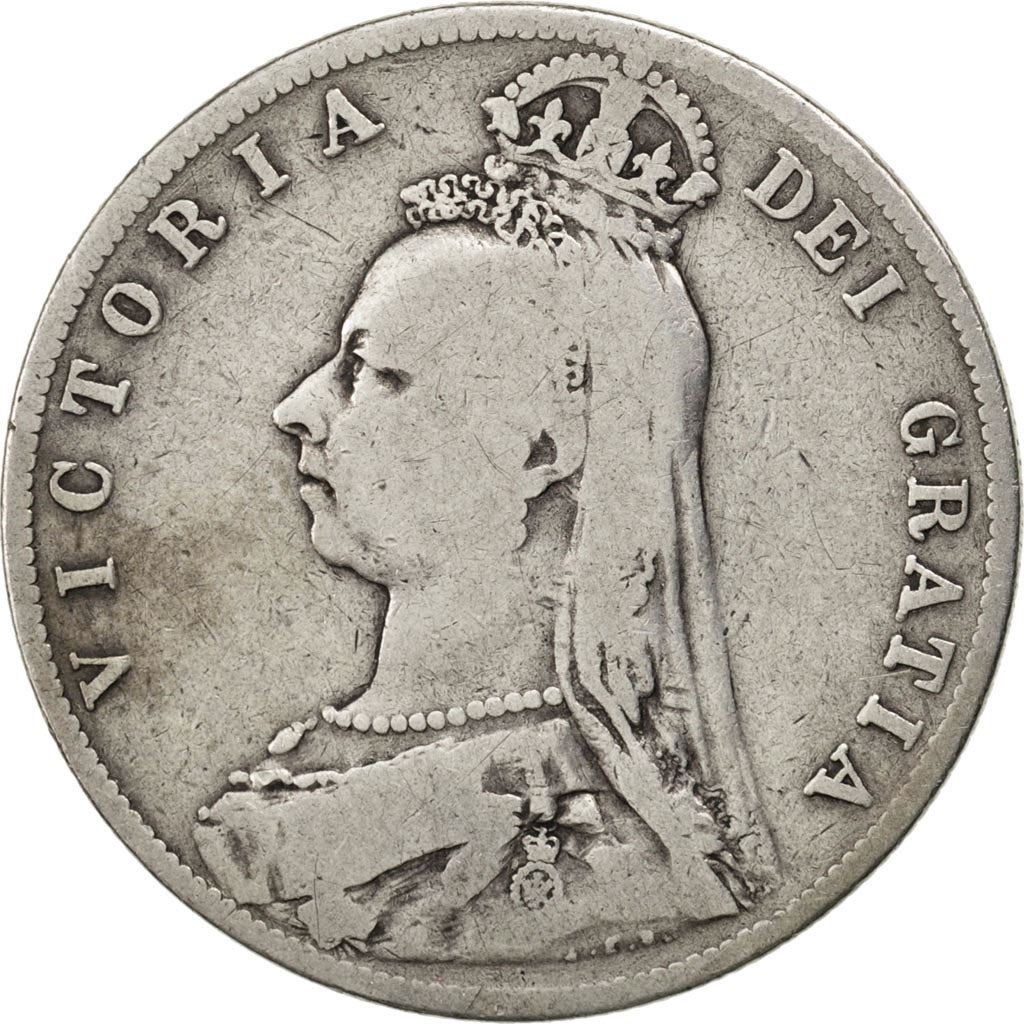 United Kingdom | 1/2 Crown Coin | Victoria | Km:764 | 1887 - 1892