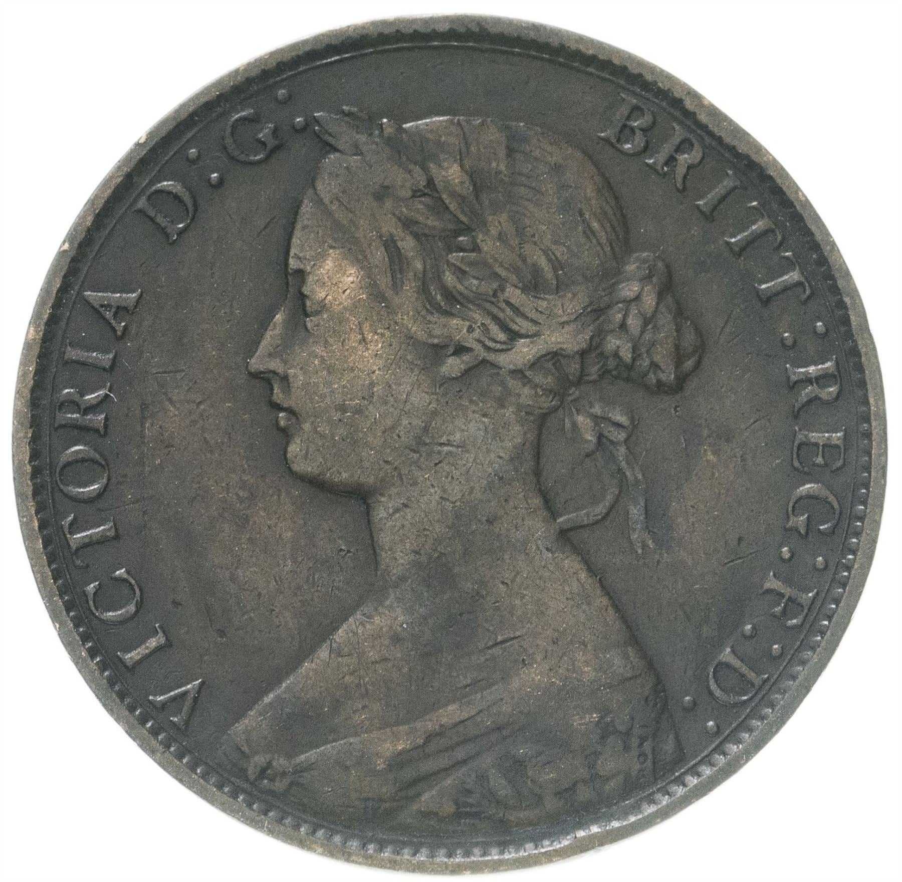 Vereinigtes Königreich | 1/2 Penny Münze | Victoria | Km:748 | 1860 - 1874