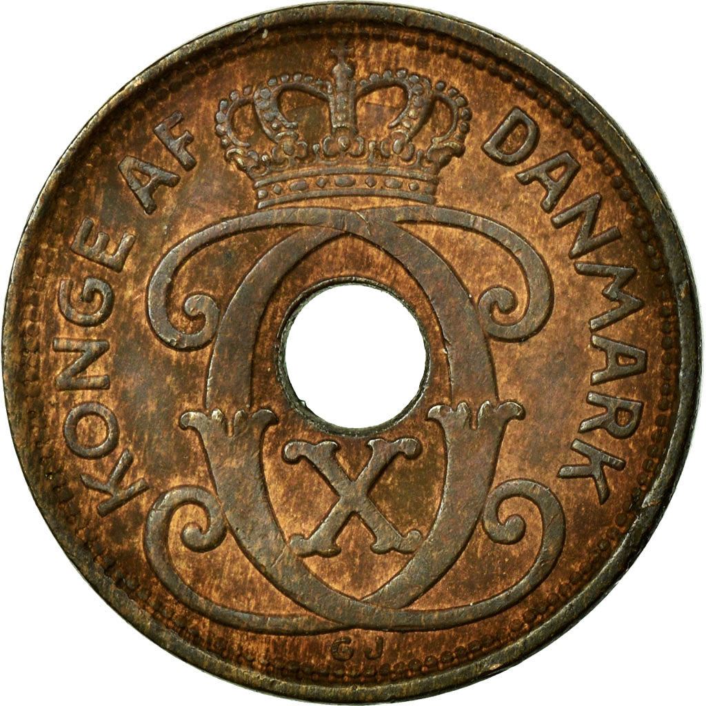 Denmark | 1 Ore Coin | Monogram | Km:826 | 1926 - 1940