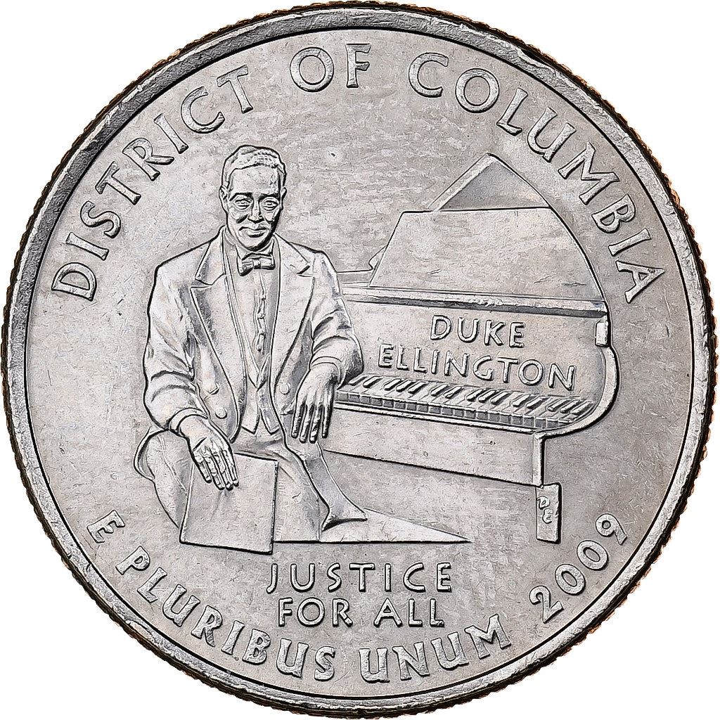 United States | 1/4 Dollar Coin | District of Columbia | Km:445 | 2009