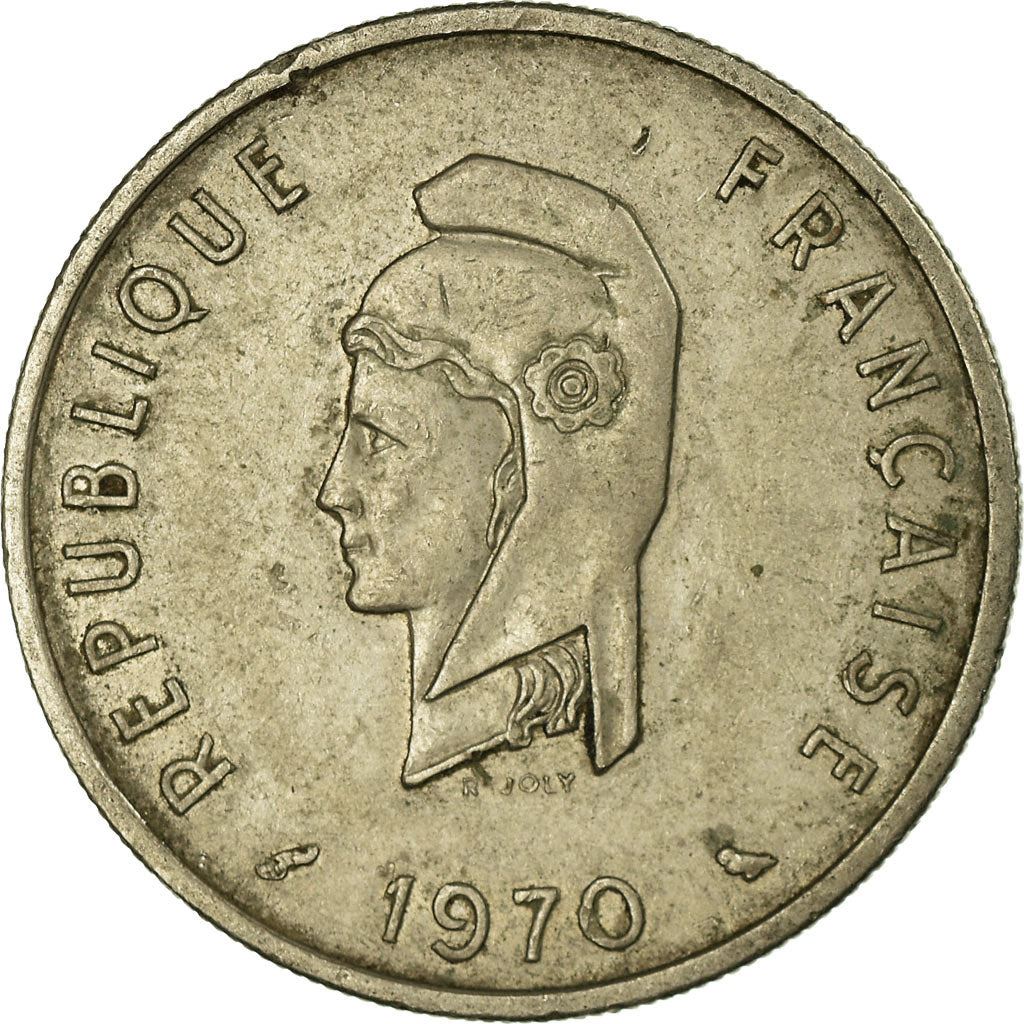 Afars and Issas | 50 Francs Coin | Marianne | Dromedary Camels | Km:18 | 1970 - 1975