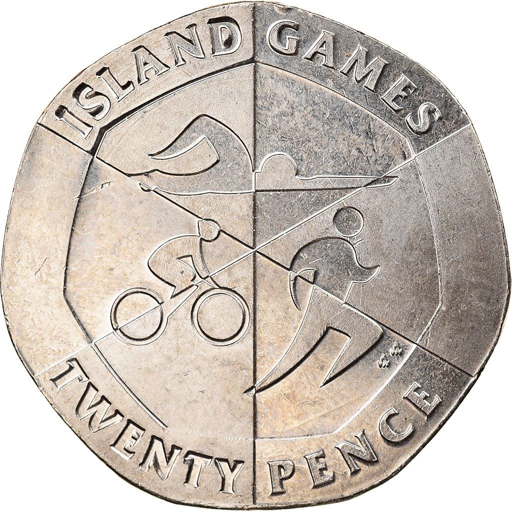 Gibraltar | 20 Pence Coin | Island Games | Km:1651 | 2019