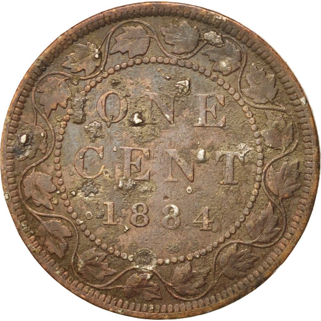 Canada | 1 Cent Coin | Bronze | Wreath | KM:7 | 1876-1901