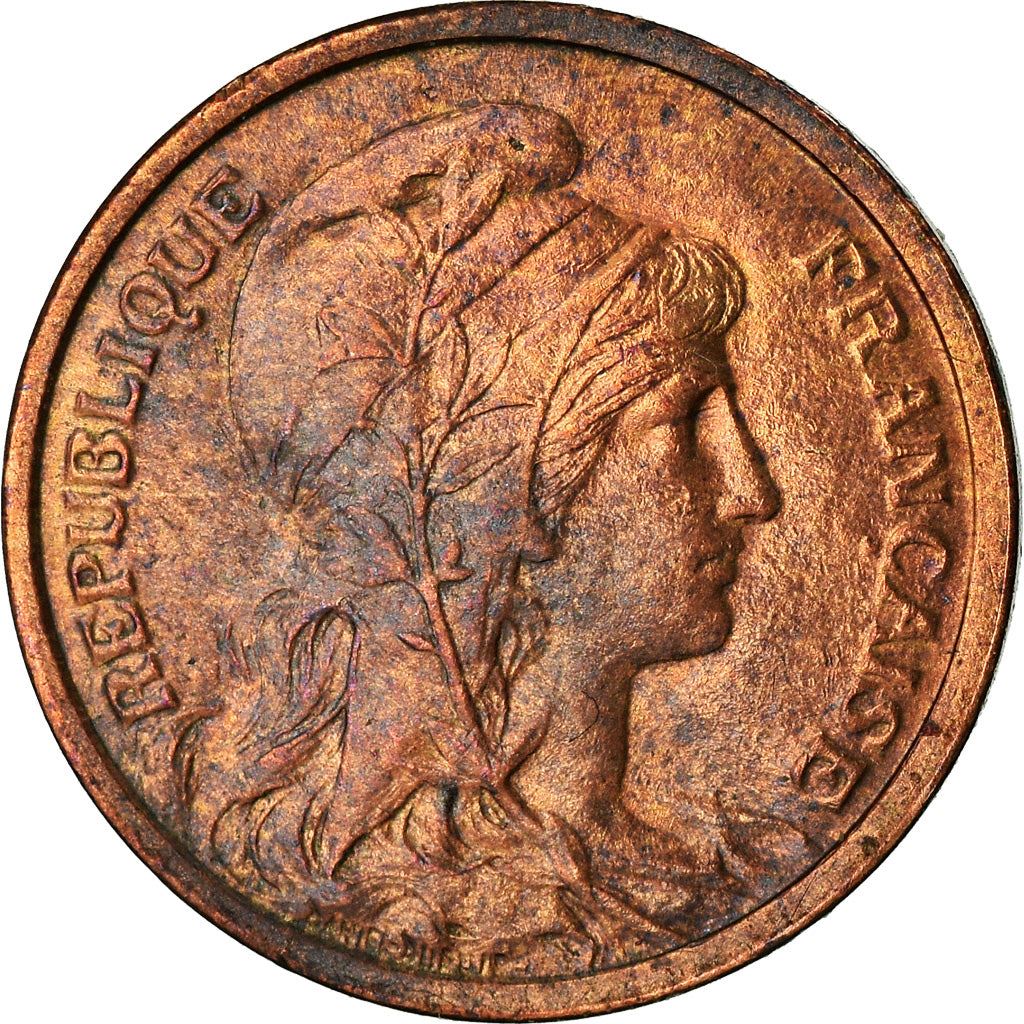French 1 Centime Coin | Third Republic | KM840 | France | 1898 - 1920