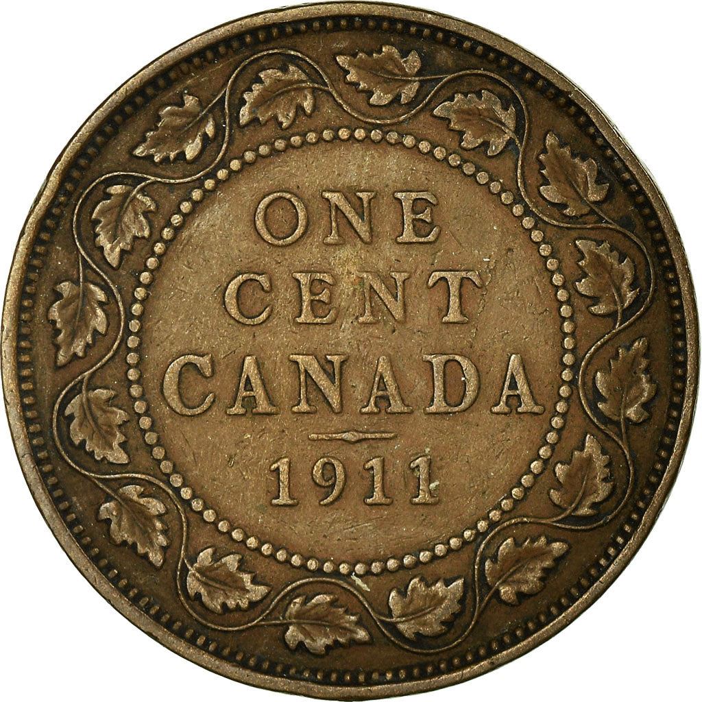 Canada | 1 Cent Coin | Bronze | KM:15 | 1911