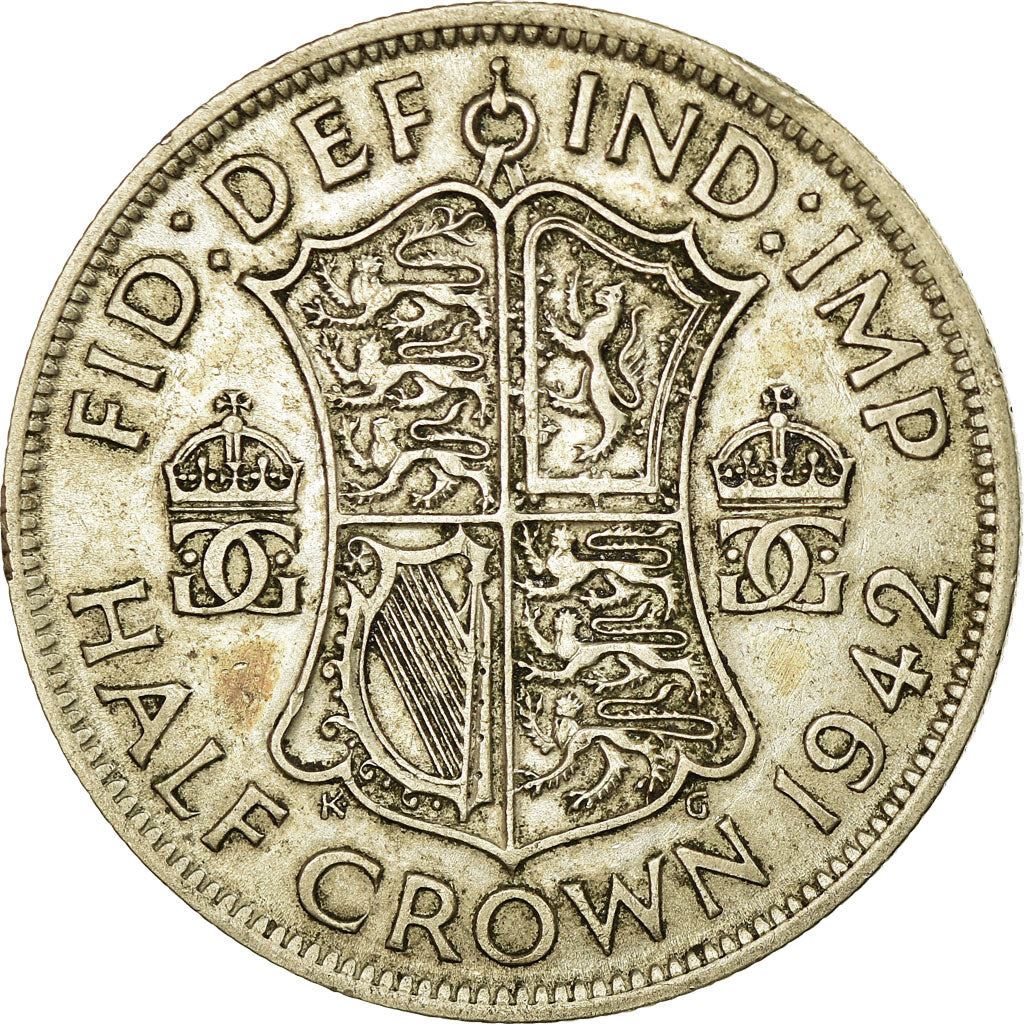 United Kingdom | 1/2 Crown Coin | George VI | KM:856 | 1937 - 1946