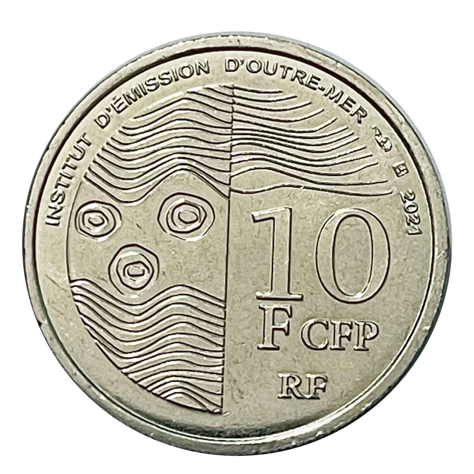 French Pacific Territories 10 Francs Coin | Canoe | 2021