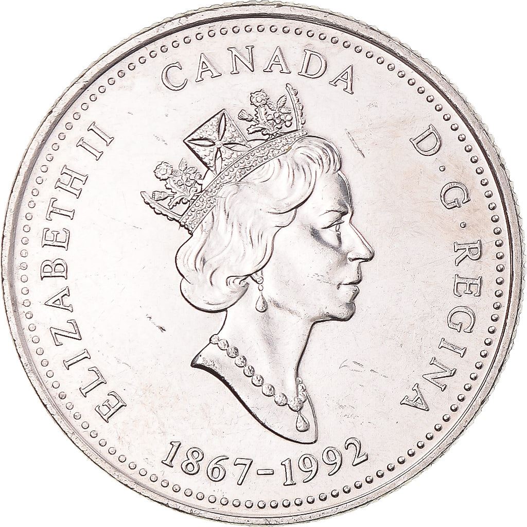 Canada | 25 Cents Coin | Nickel | Nova Scotia | KM:231 | 1992