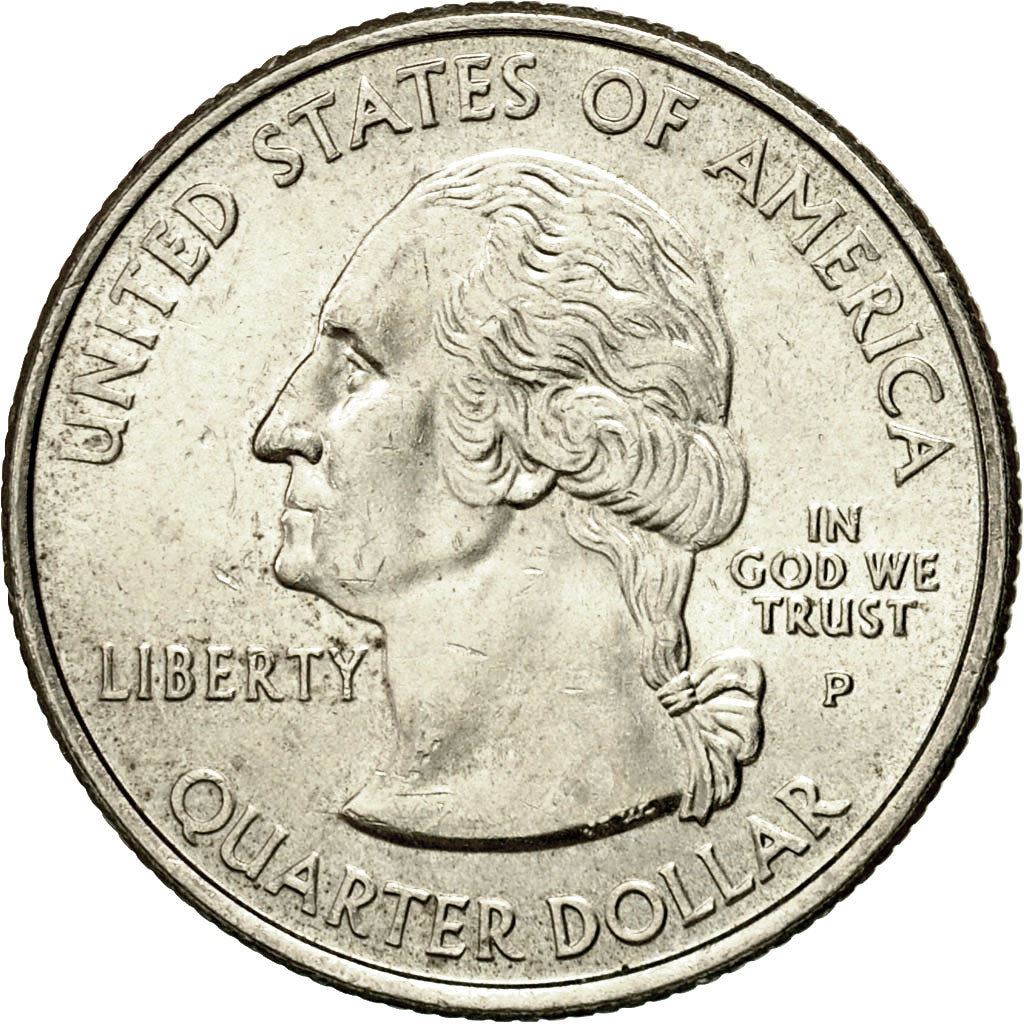 United States | 1/4 Dollar Coin | Kentucky | Km:322 | 2001