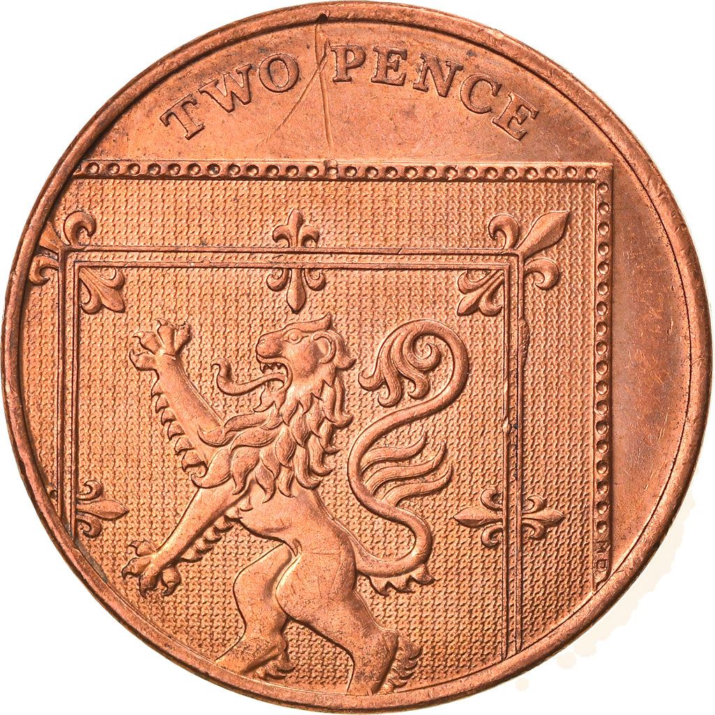 United Kingdom | 2 Pence Coin | Elizabeth II | Km:1333 | 2015 - 2022
