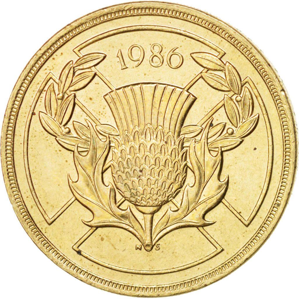 United Kingdom | 2 Pounds Coin | Commonwealth Games | Km:947 | 1986