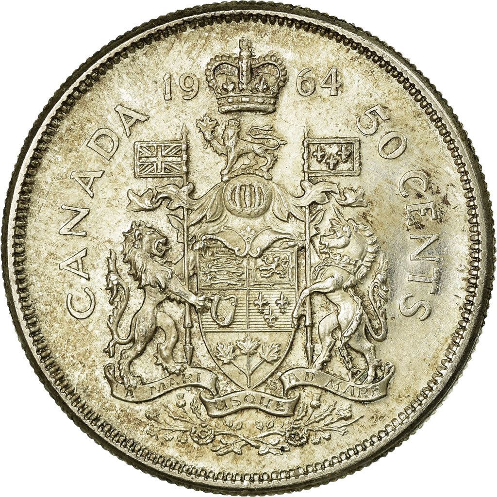 Canada | 50 Cents Coin | Silver | 1st portrait | KM:56 | 1959-1964