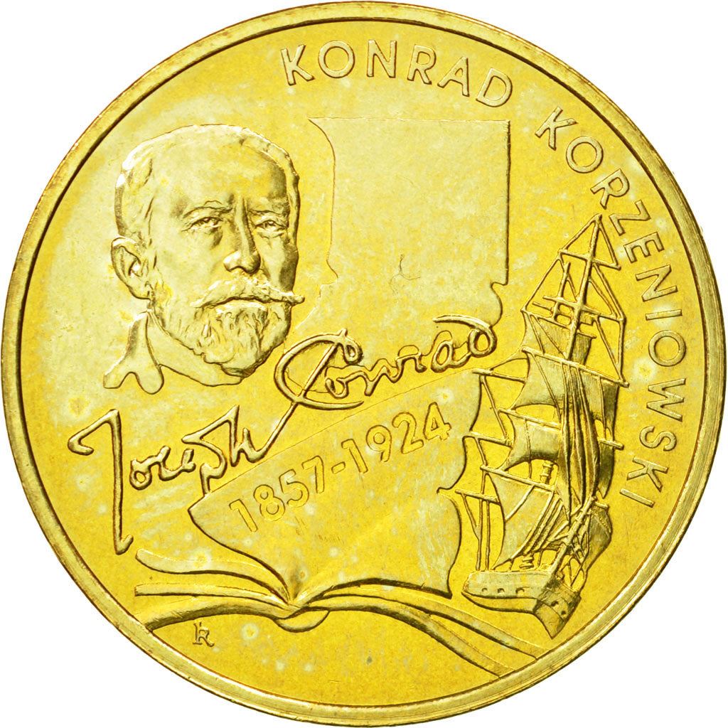 Poland | 2 Zlotys Coin | Konrad Korzeniowski | Y:591 | 2007