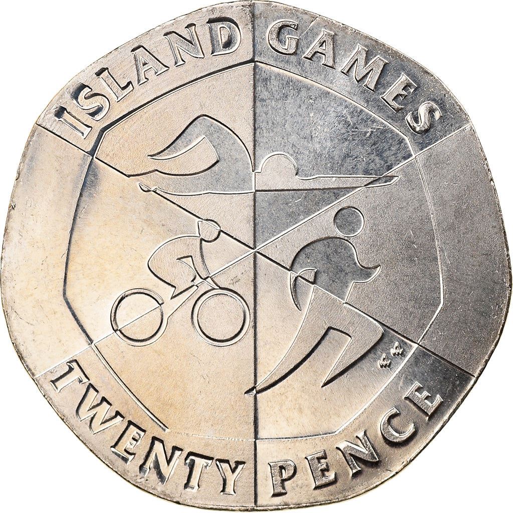 Gibraltar | 20 Pence Coin | Island Games | Km:1651 | 2019