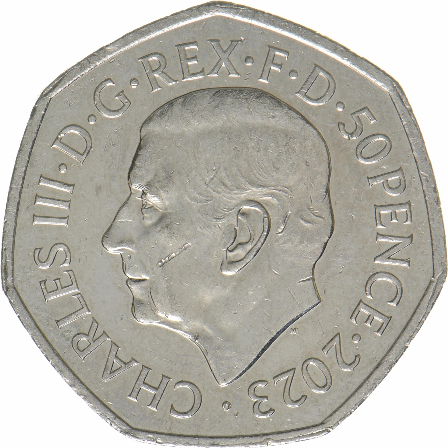 United Kingdom | 50 Pence Coin | Coronation | 2023