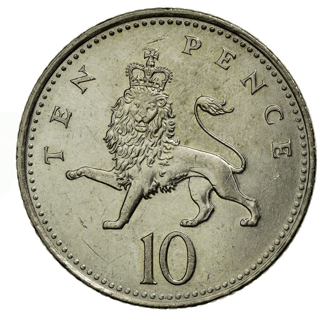 United Kingdom | 10 Pence Coin | Elizabeth II | Km:989 | 1998 - 2008
