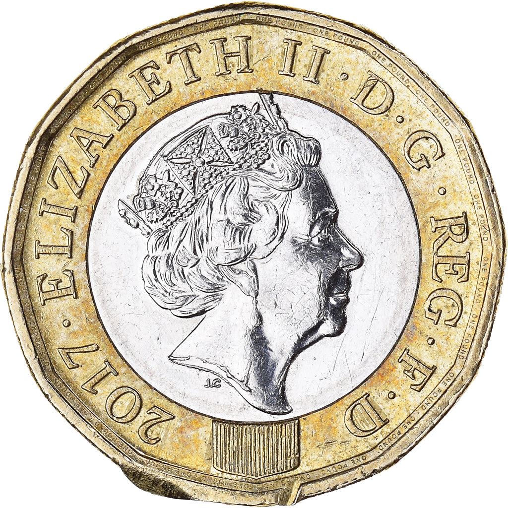 United Kingdom | 1 Pound Coin | Elizabeth II | Km:1378 | 2016 - 2022