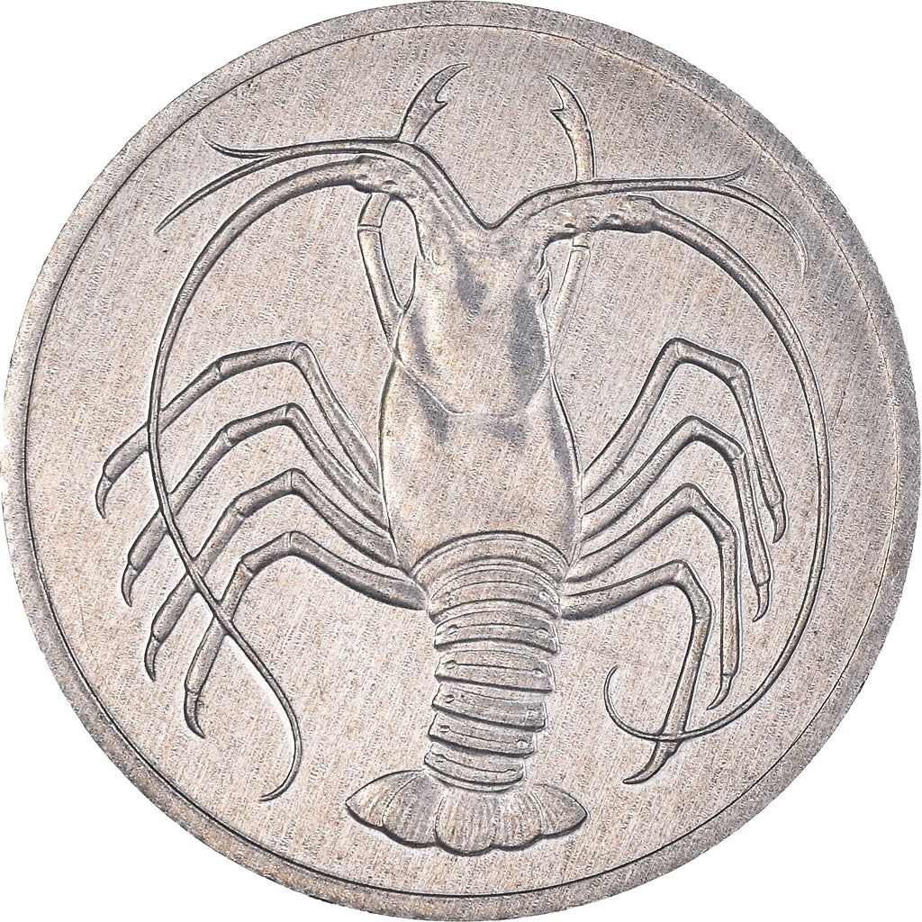 People'S Democratic Republic of Yemen | 5 Fils Coin | Spiny Lobster | KM:4 | 1973 - 1984