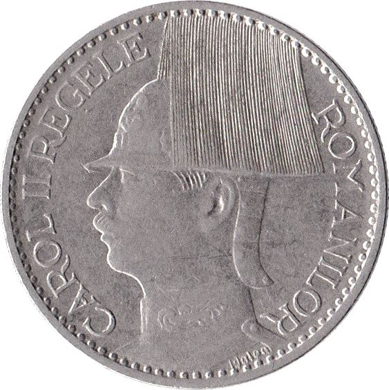 Romania | 50 Lei Coin | King Carol II | KM55 | 1937 - 1938
