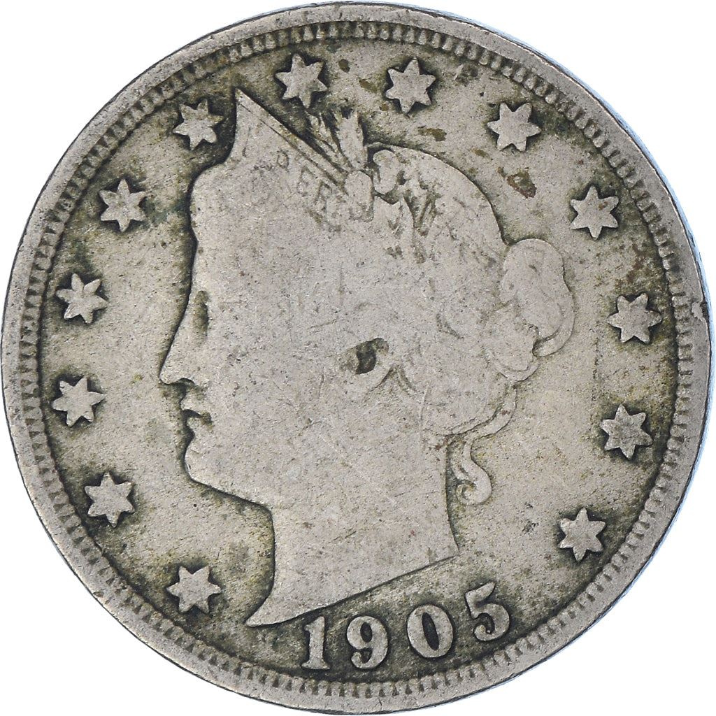United States | 5 Cents Coin | Liberty | Roman Numeral | KM112 | 1883 - 1913