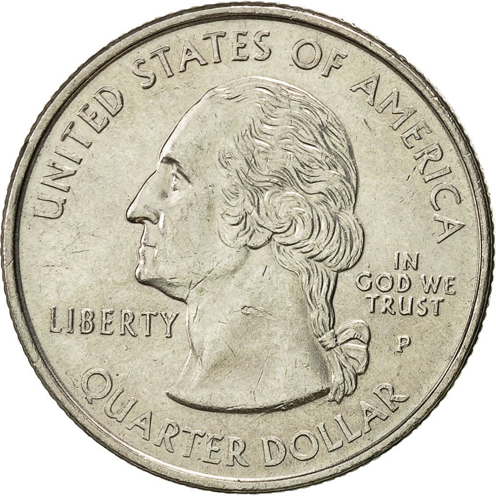 United States | 1/4 Dollar Coin | Connecticut | Km:297 | 1999