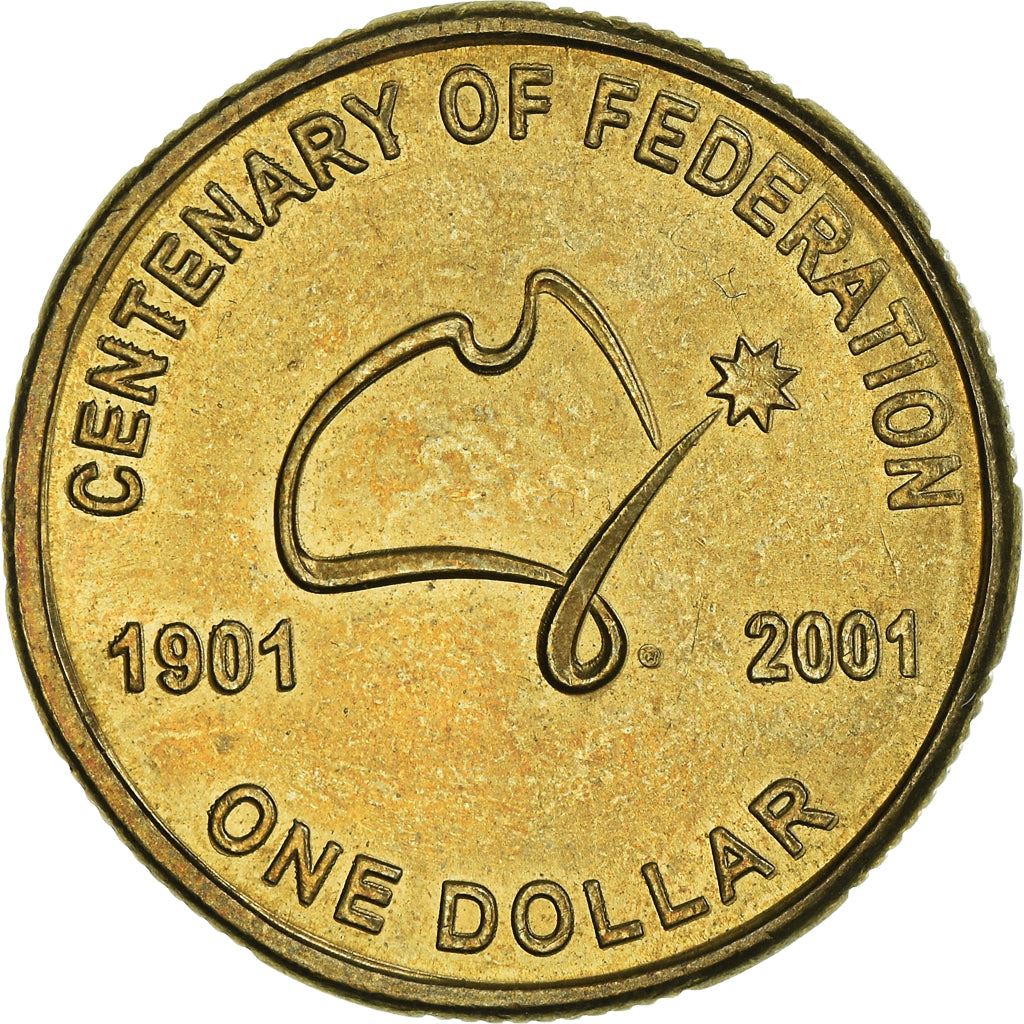 Australia | 1 Dollar Coin | Centenary of Federation | Km:534 | 2001
