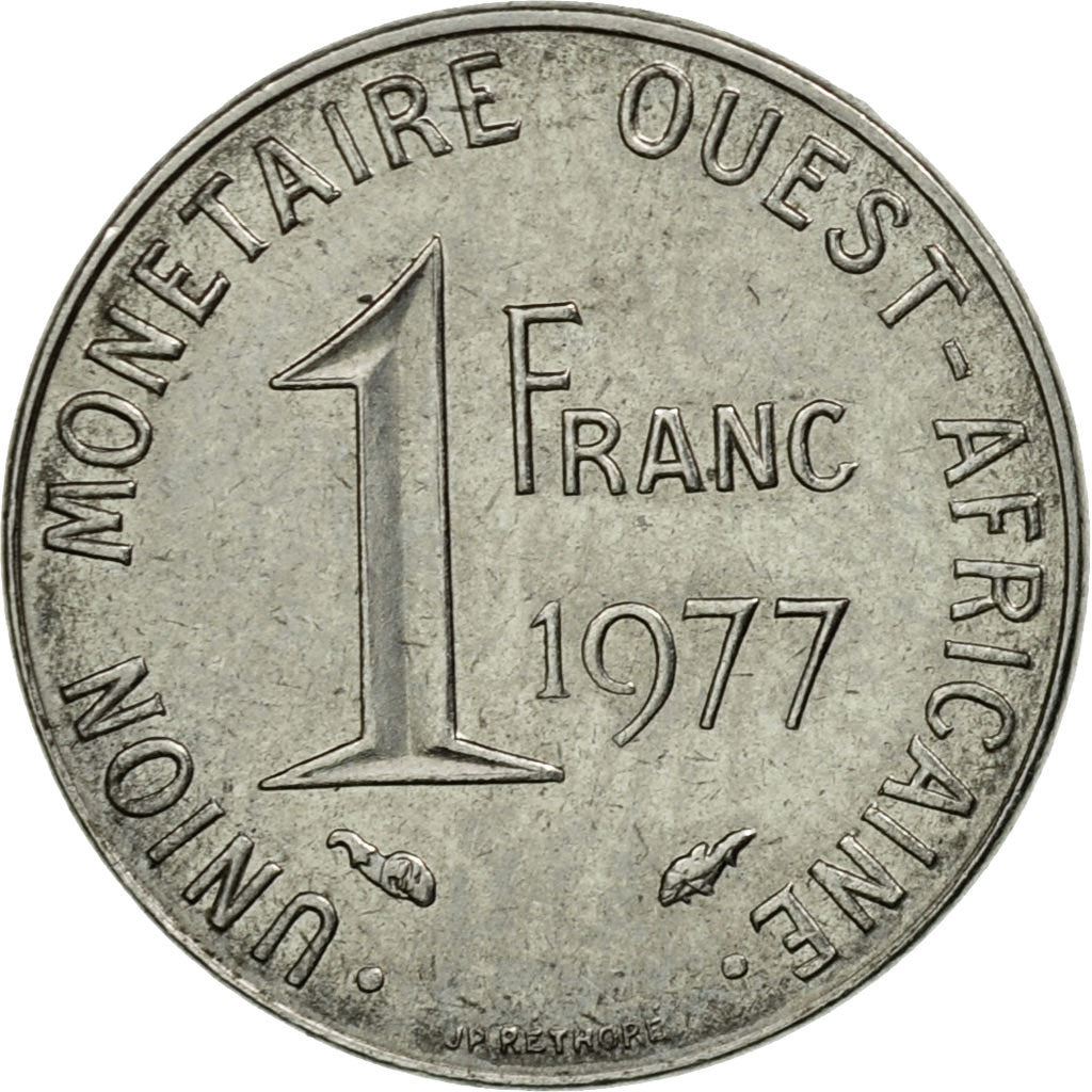 Western African States | 1 Franc Cfa Coin | Emblem of Central Bank | Km:8 | 1976 - 2011