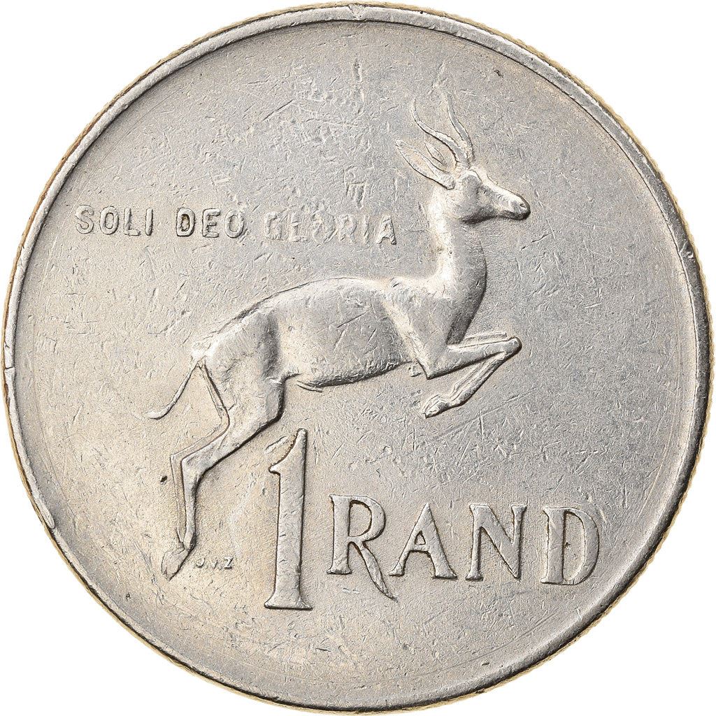 Sør-Afrika 1 Rand Mynt | Balthazar J. Vorster | KM115 | 1982