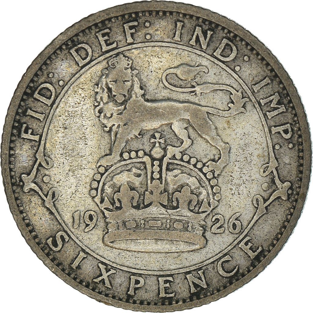 United Kingdom | 6 Pence Coin | George V | Km:815A | 1920 - 1926