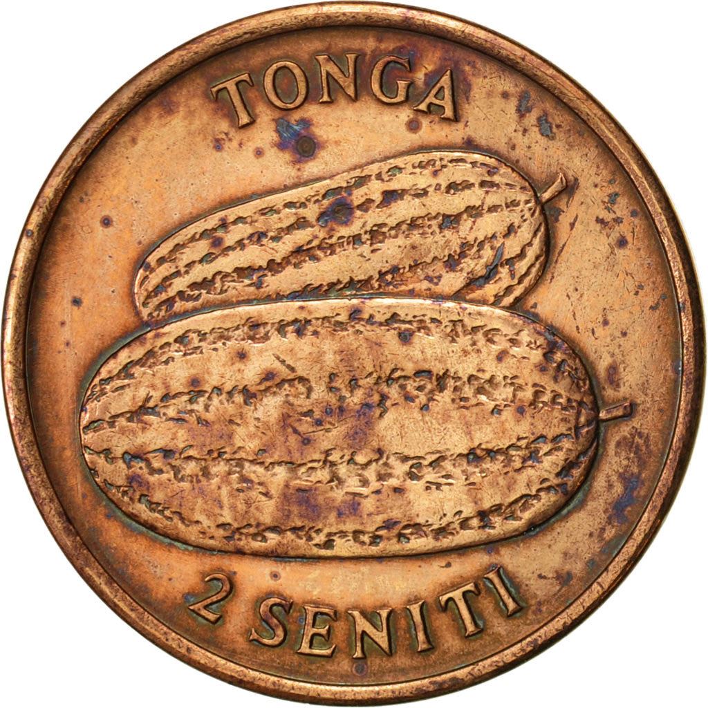 Tonga | Moneta da 2 Seniti | Anguria | FAO | Km:43 | 1975 - 1979