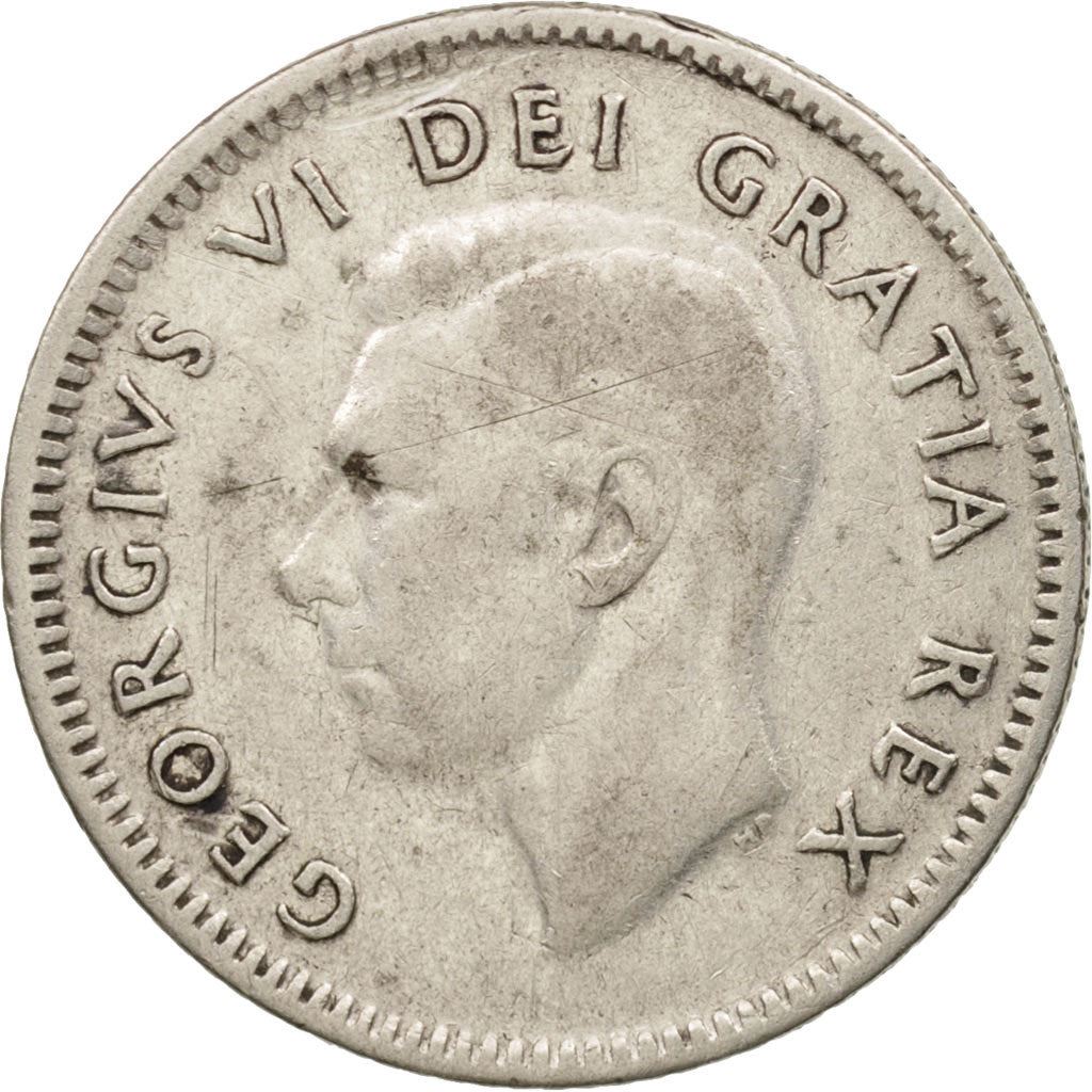 Canada | 10 Cents Coin | Silver | KM:43 | 1948-1952