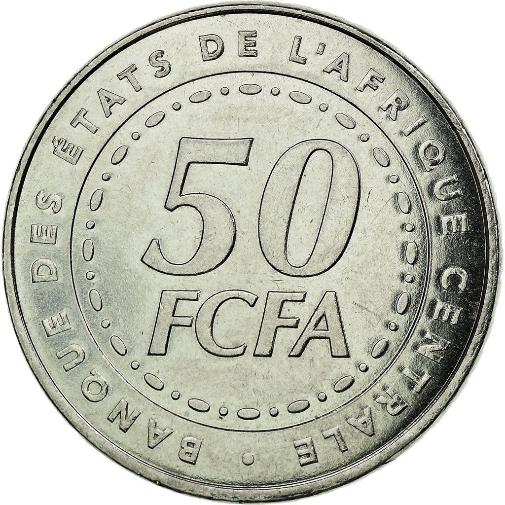 Central African States | 50 Francs Cfa Coin | Plants | Km:21 | 2006 - 2023