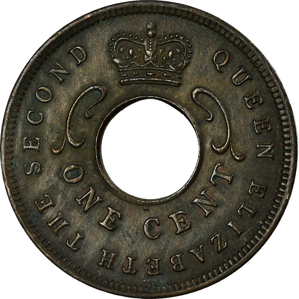 East Africa | 1 Cent Coin | Crown | Tusks | Km:35 | 1954 - 1962