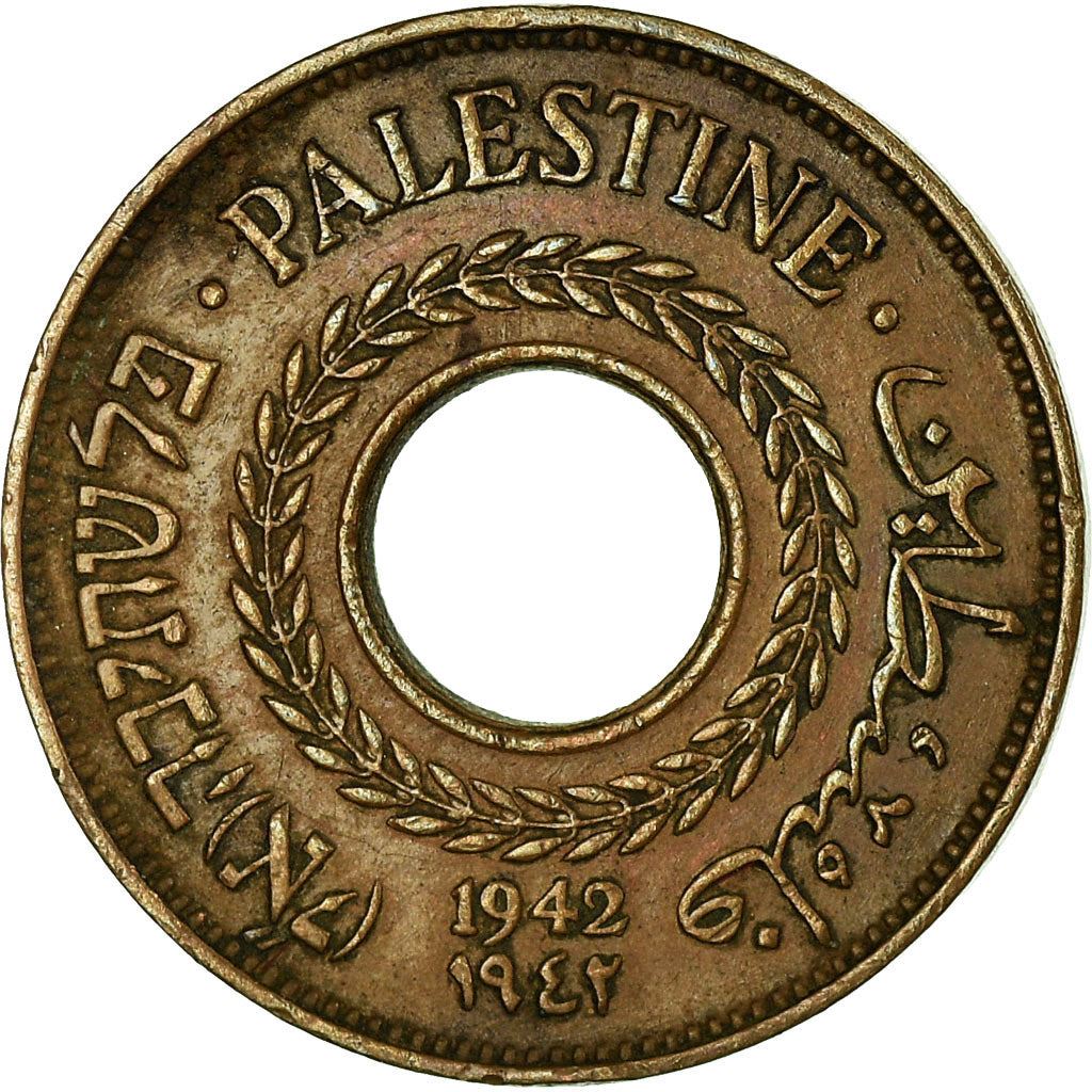 Palestine | 5 Mils Coin | Bronze | KM:3a | 1942-1944