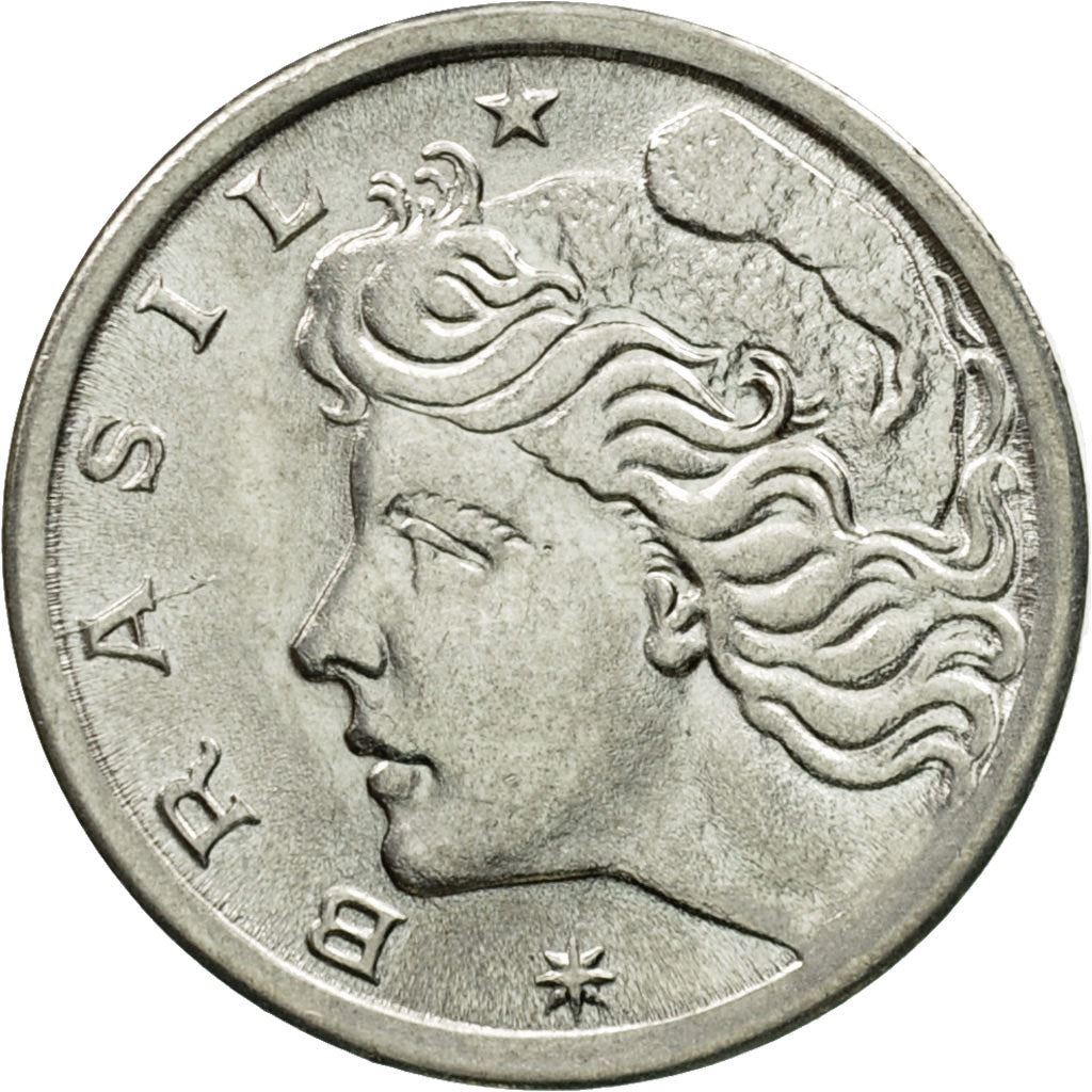 Brazil | 2 Centavos Coin | FAO | Km:586 | 1975 - 1978