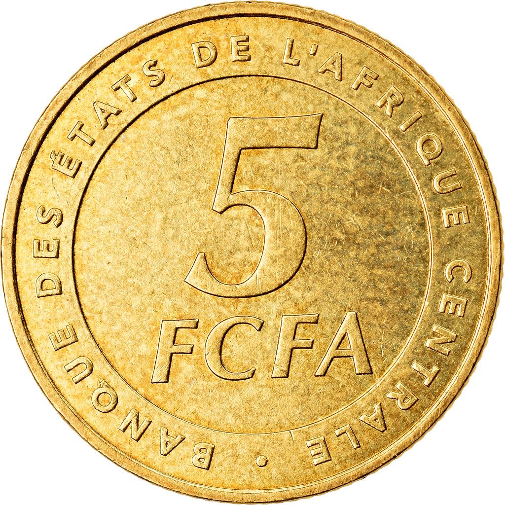 Central African States | 5 Francs Cfa Coin | Plants | Km:18 | 2006