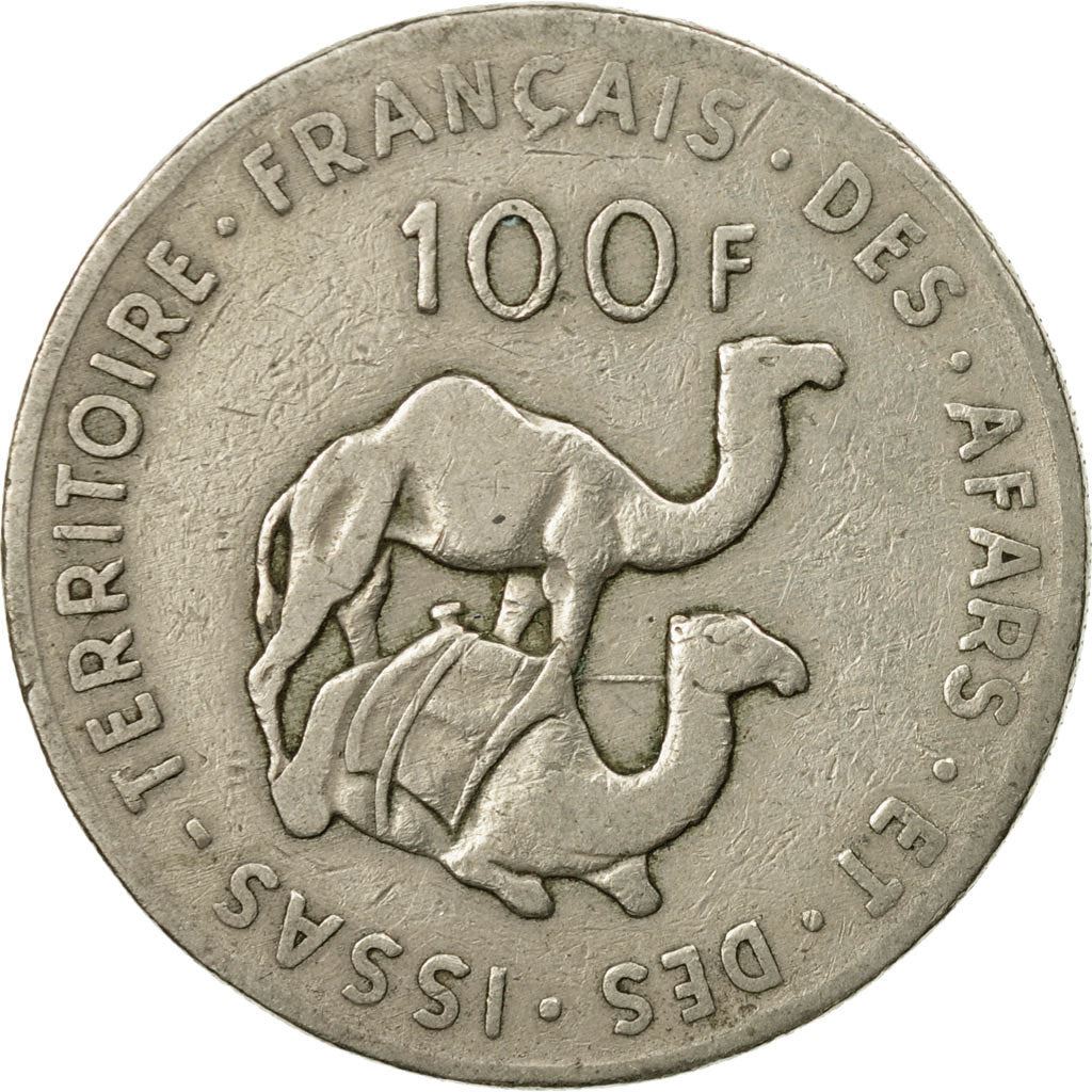 Afars and Issas | 100 Francs Coin | Marianne | Dromedary Camels | Km:19 | 1970 - 1975