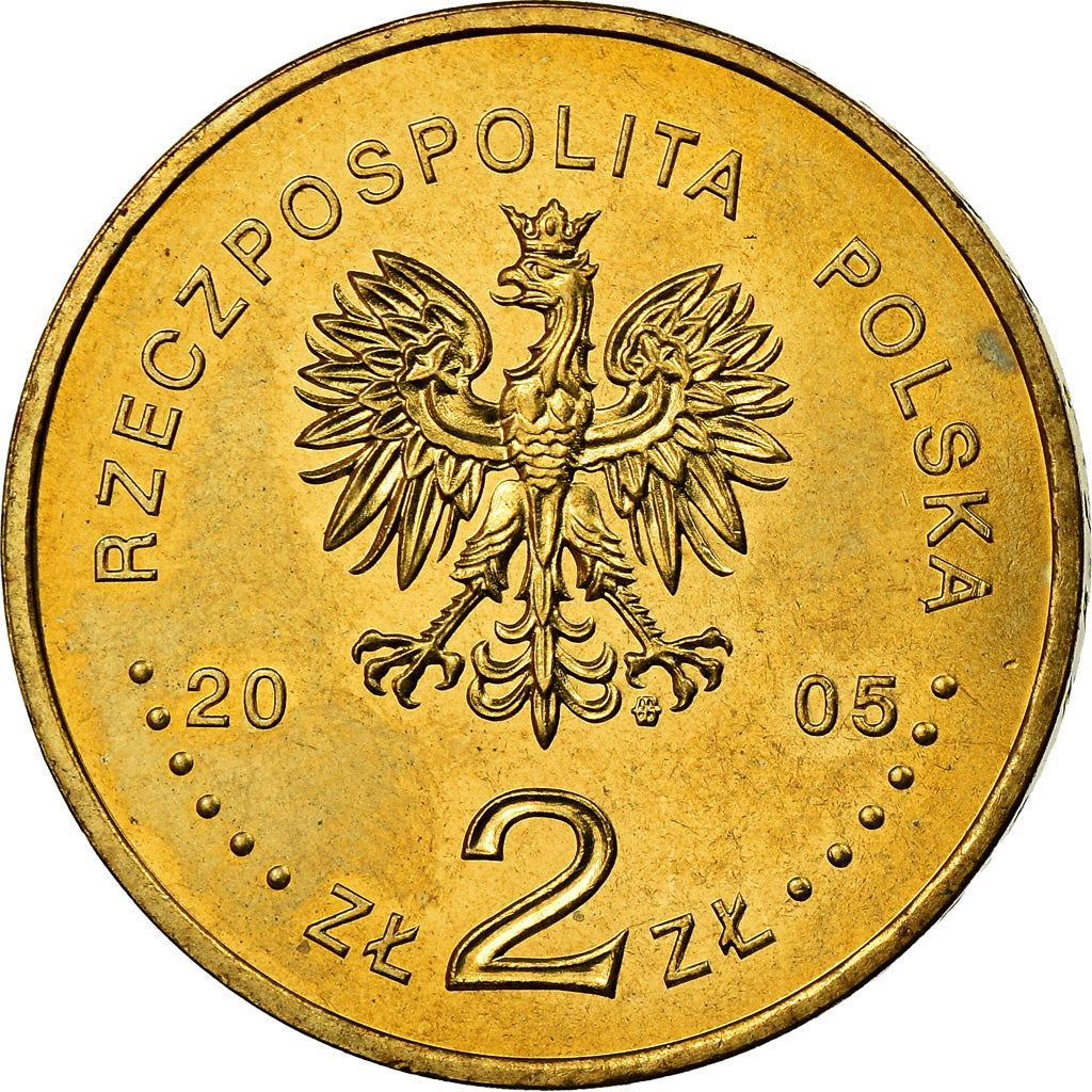 Poland | 2 Z?ote | Stanis?aw August Poniatowski | Eagle | KM530 | 2005