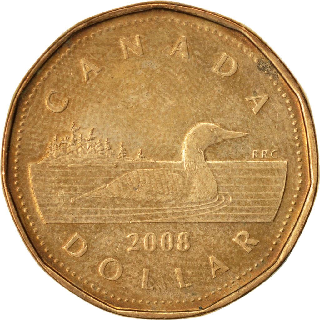 Canada | 1 Dollar Coin | Bronze plated nickel | 4th portrait | KM:495 | 2003-2012