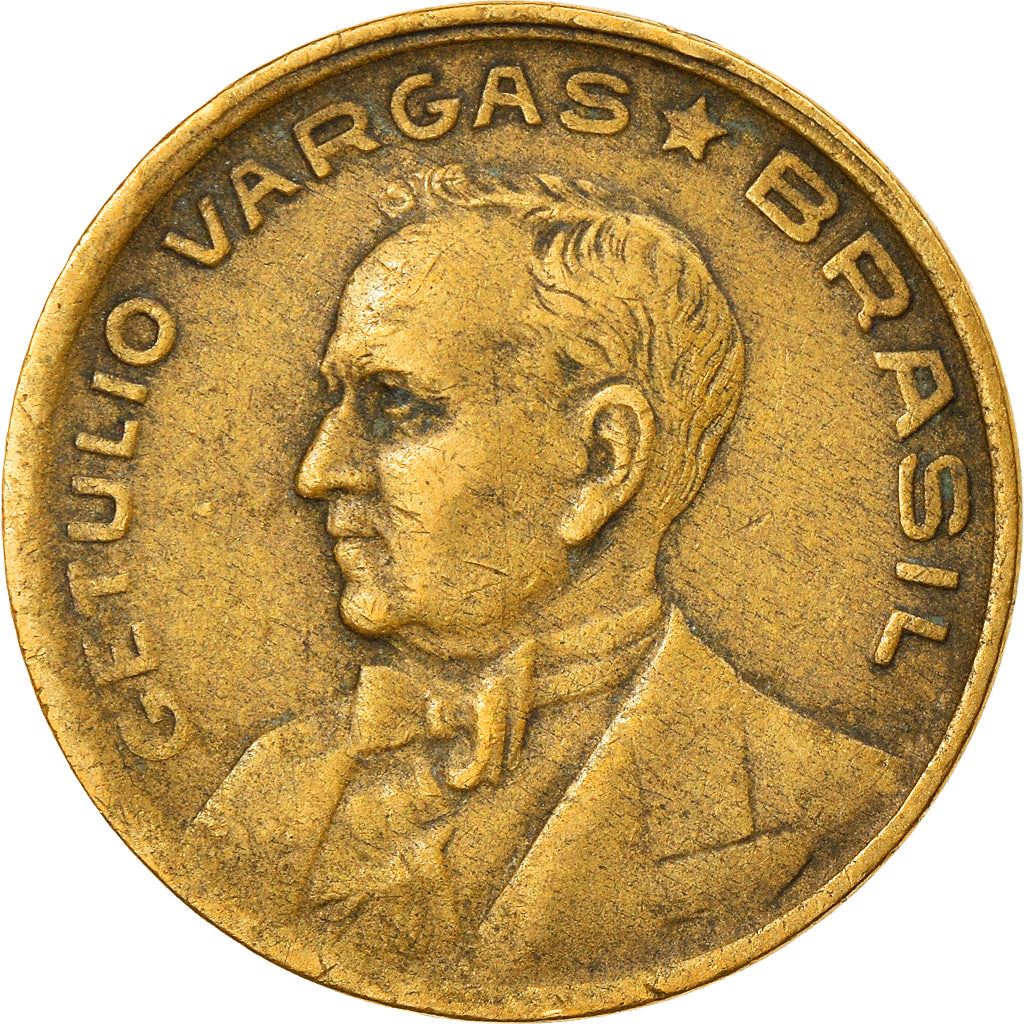 Brazil | 50 Centavos Coin | Getúlio Dornelles Vargas | Km:557A | 1943 - 1947