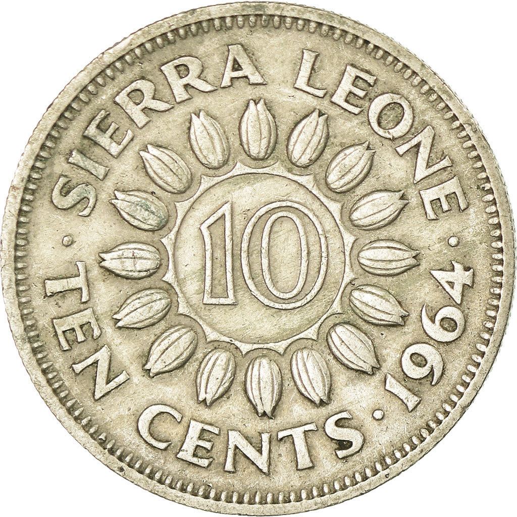Sierra Leone 10 Cents Coin | Sir Milton Margai | KM19 | 1964