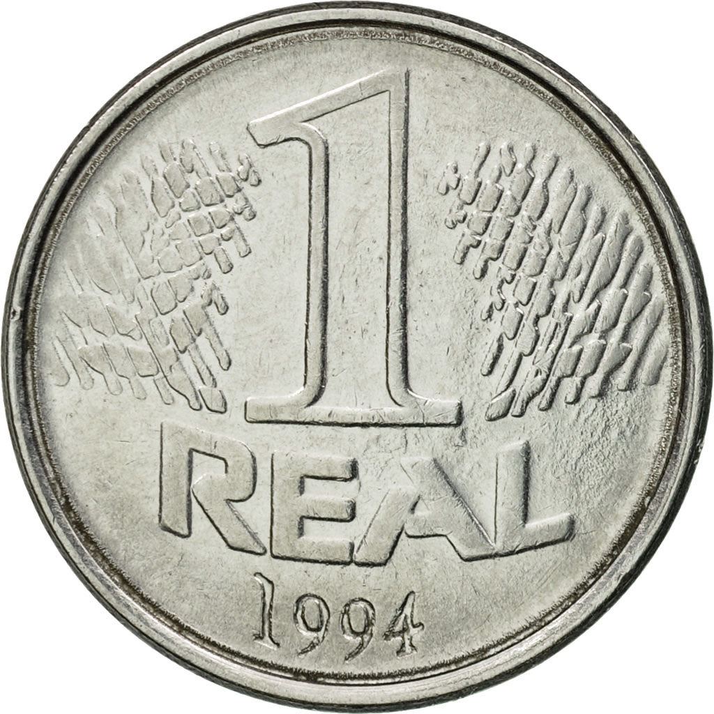 Brazil | 1 Real Coin | Effigy of the Republic | Km:636 | 1994