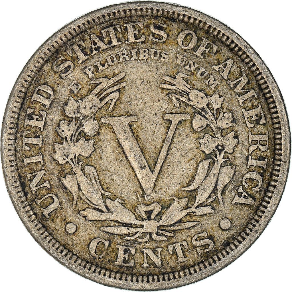 United States | 5 Cents Coin | Liberty | Roman Numeral | KM112 | 1883 - 1913