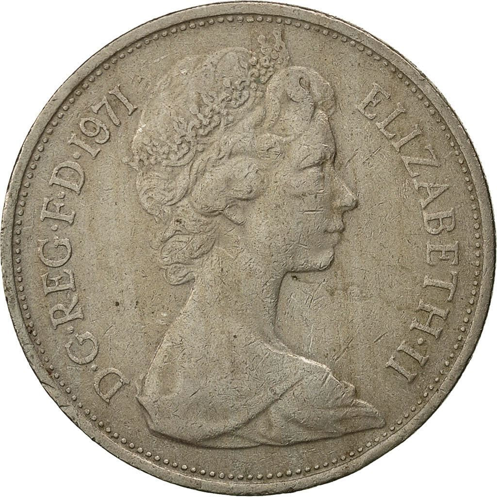 United Kingdom | 10 New Pence Coin | Elizabeth II | Km:912 | 1968 - 1981